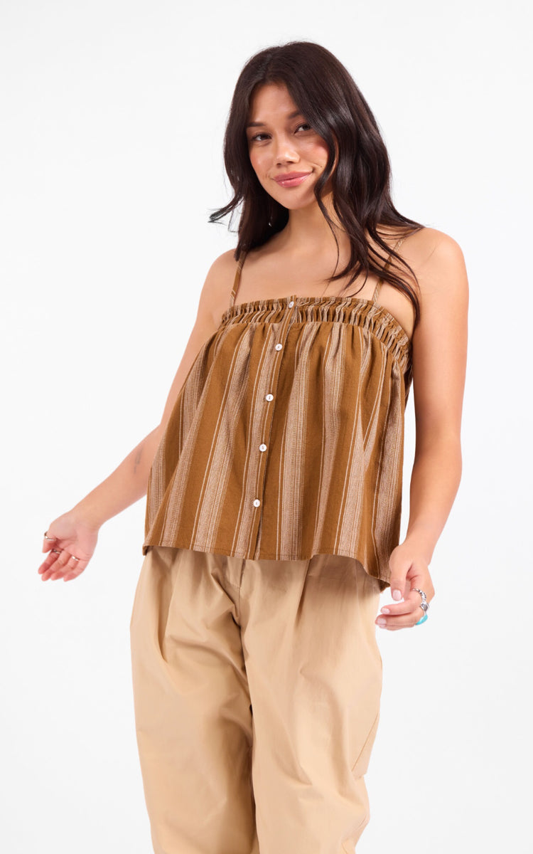 Terra Rose Button Front Cami – forposhsake
